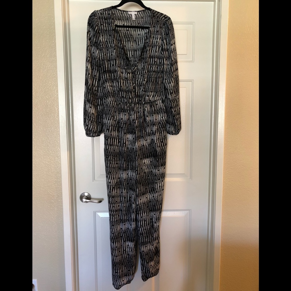 Black and White Jumper Pantsuit
